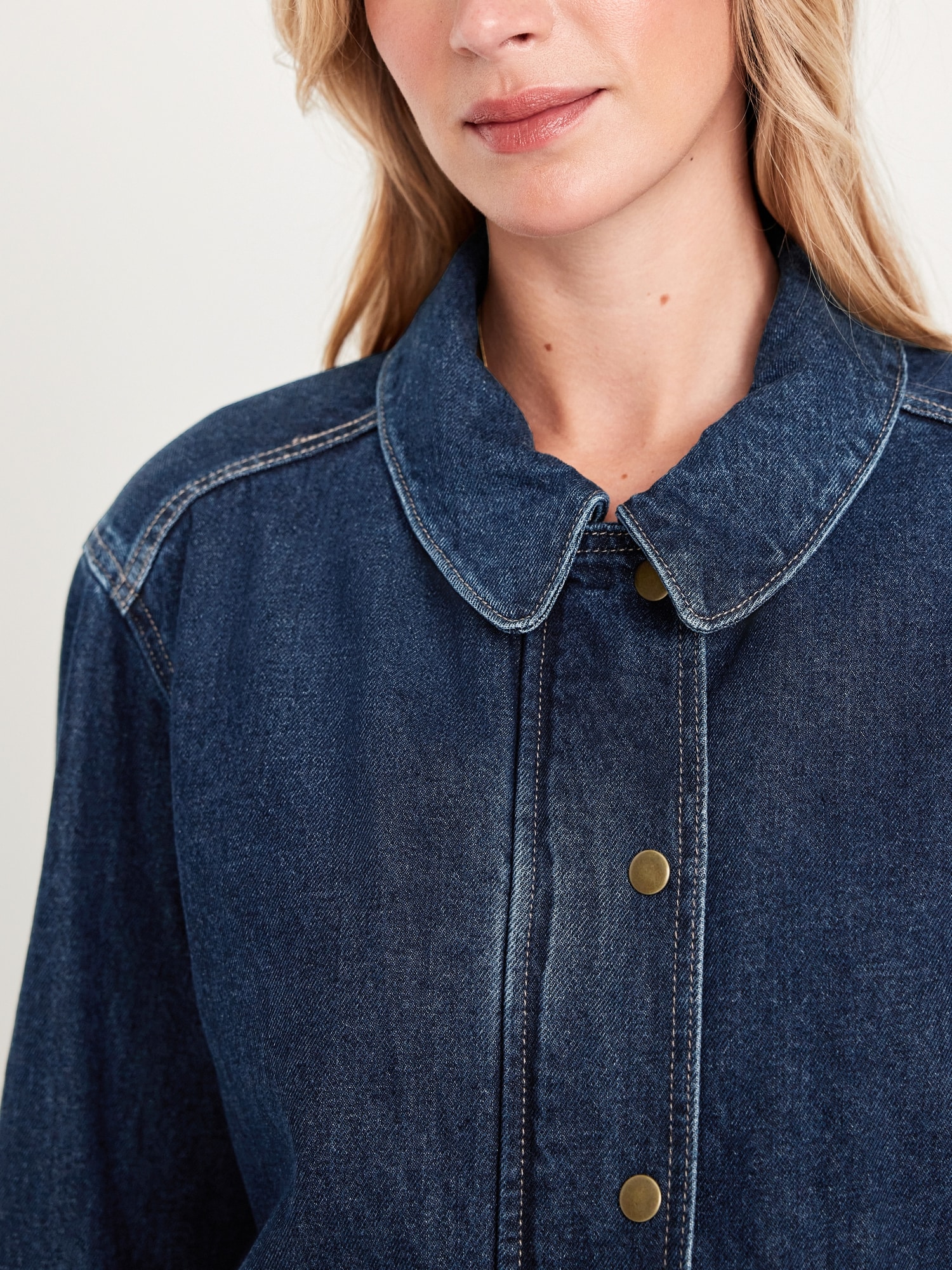 Relaxed Jean Barn Jacket