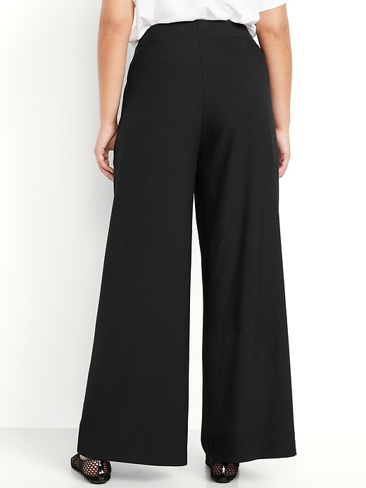 Image number 5 showing, Extra High-Waisted Super Wide-Leg Pants