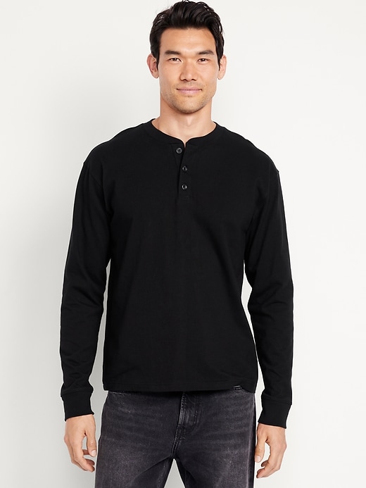 Image number 1 showing, Heavyweight Henley T-Shirt