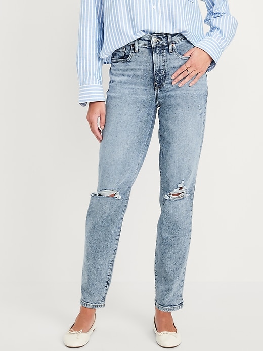 Image number 2 showing, High-Waisted OG Straight Ankle Jeans