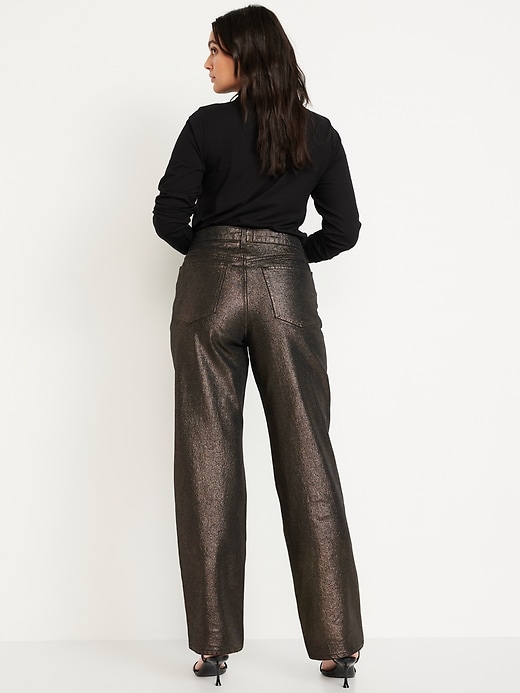 Image number 4 showing, High-Waisted Shine OG Loose Jeans