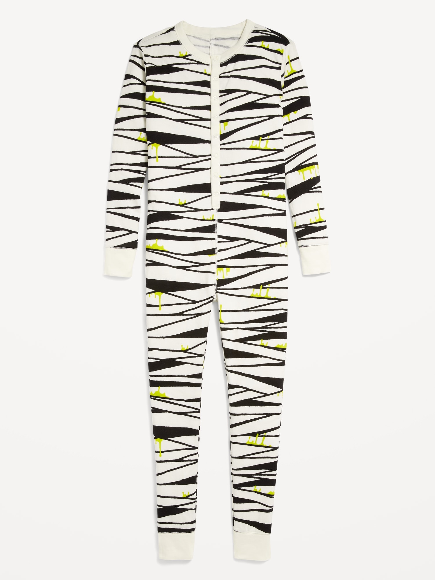 Printed Gender-Neutral Snug-Fit Pajama One-Piece for Kids