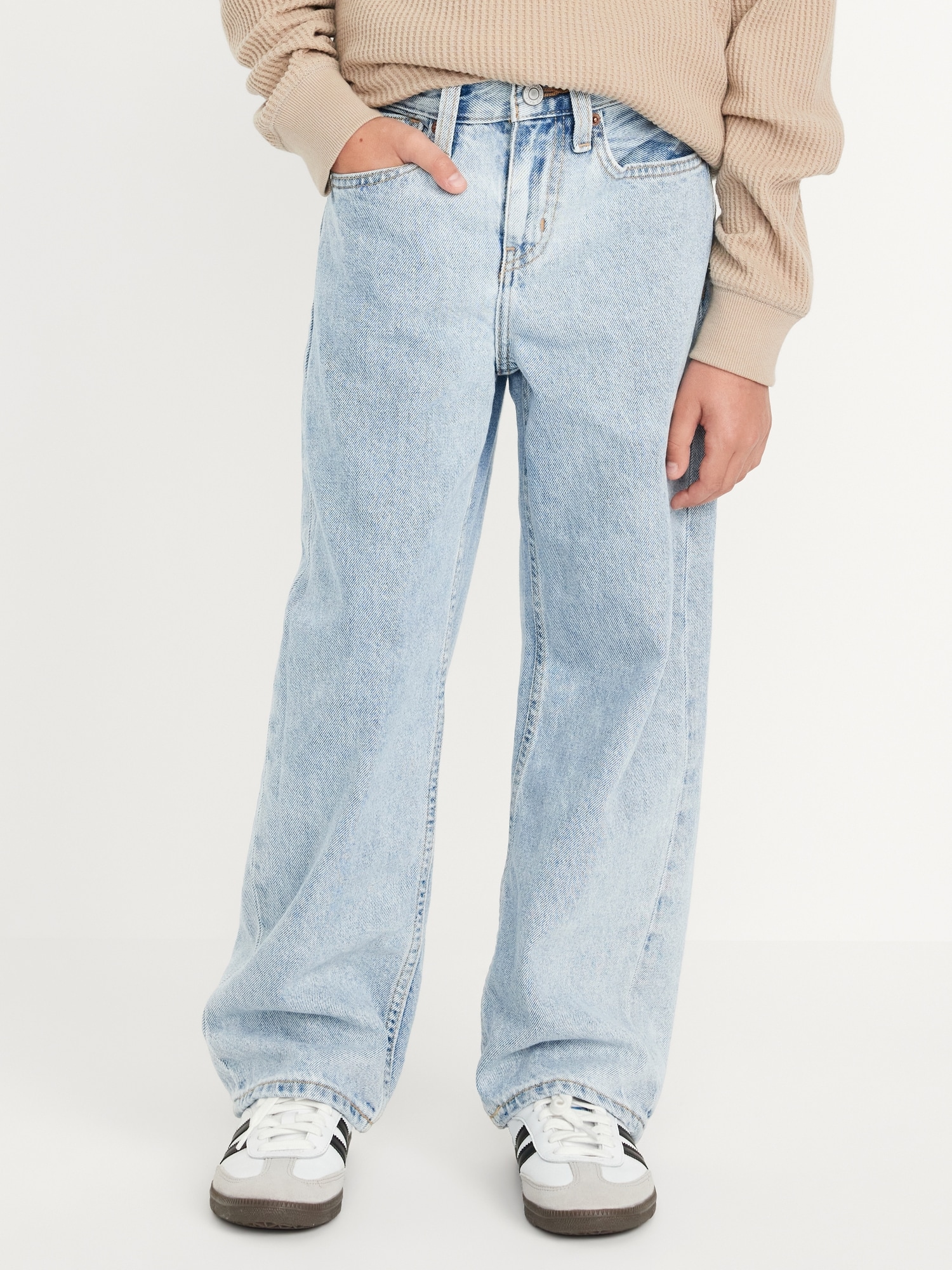 Original Baggy Non-Stretch Jeans for Boys