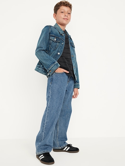 Image number 3 showing, Original Baggy Non-Stretch Jeans for Boys
