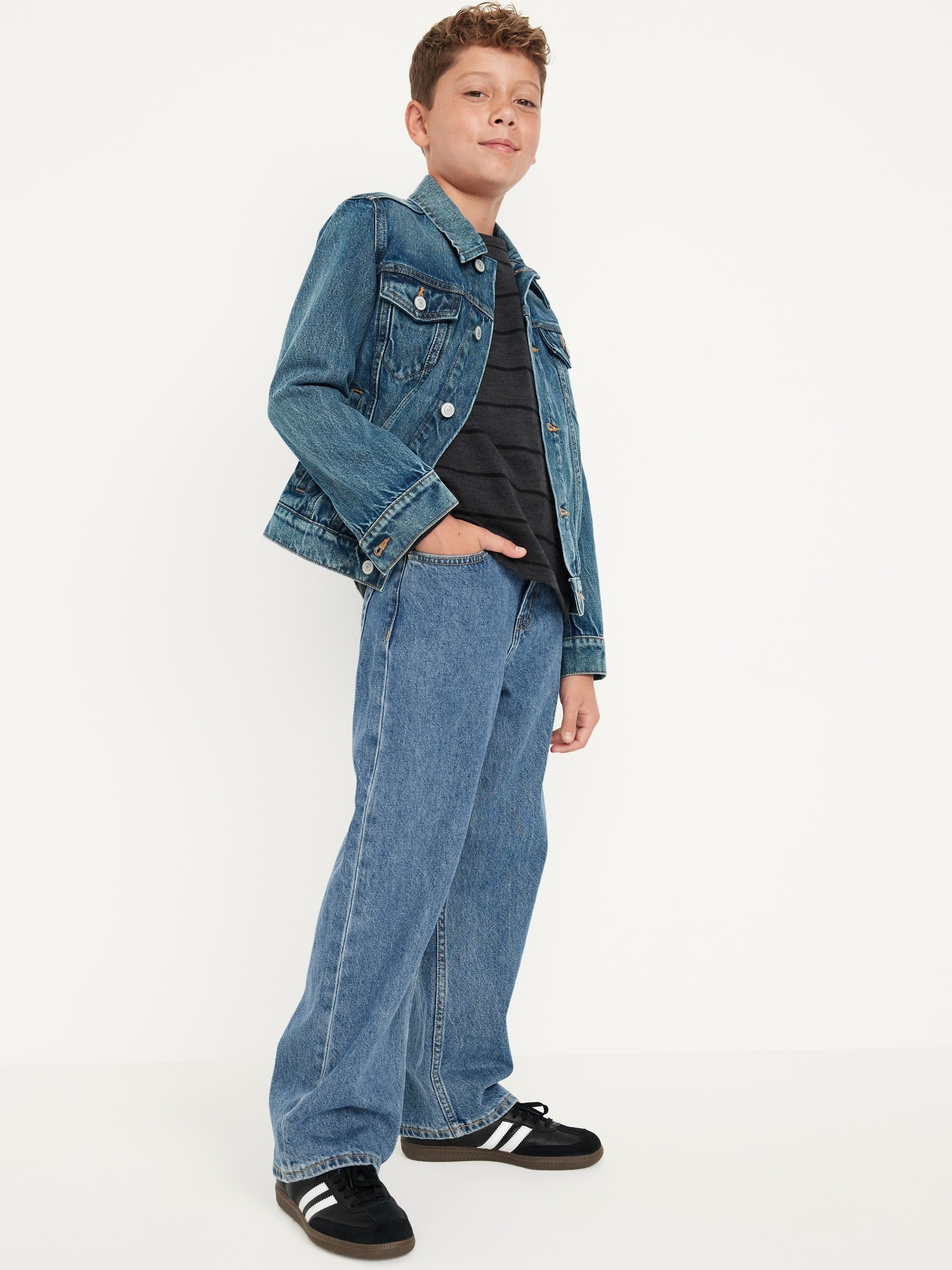 Original Baggy Non-Stretch Jeans for Boys