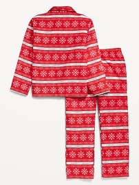 Voir une image plus grande du produit 3 de 5. Pyjama boutonné à motif unisexe pour enfant