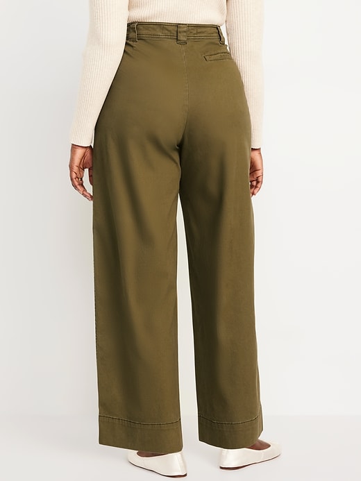 Image number 5 showing, Extra High-Waisted Barrel Wide-Leg Pants