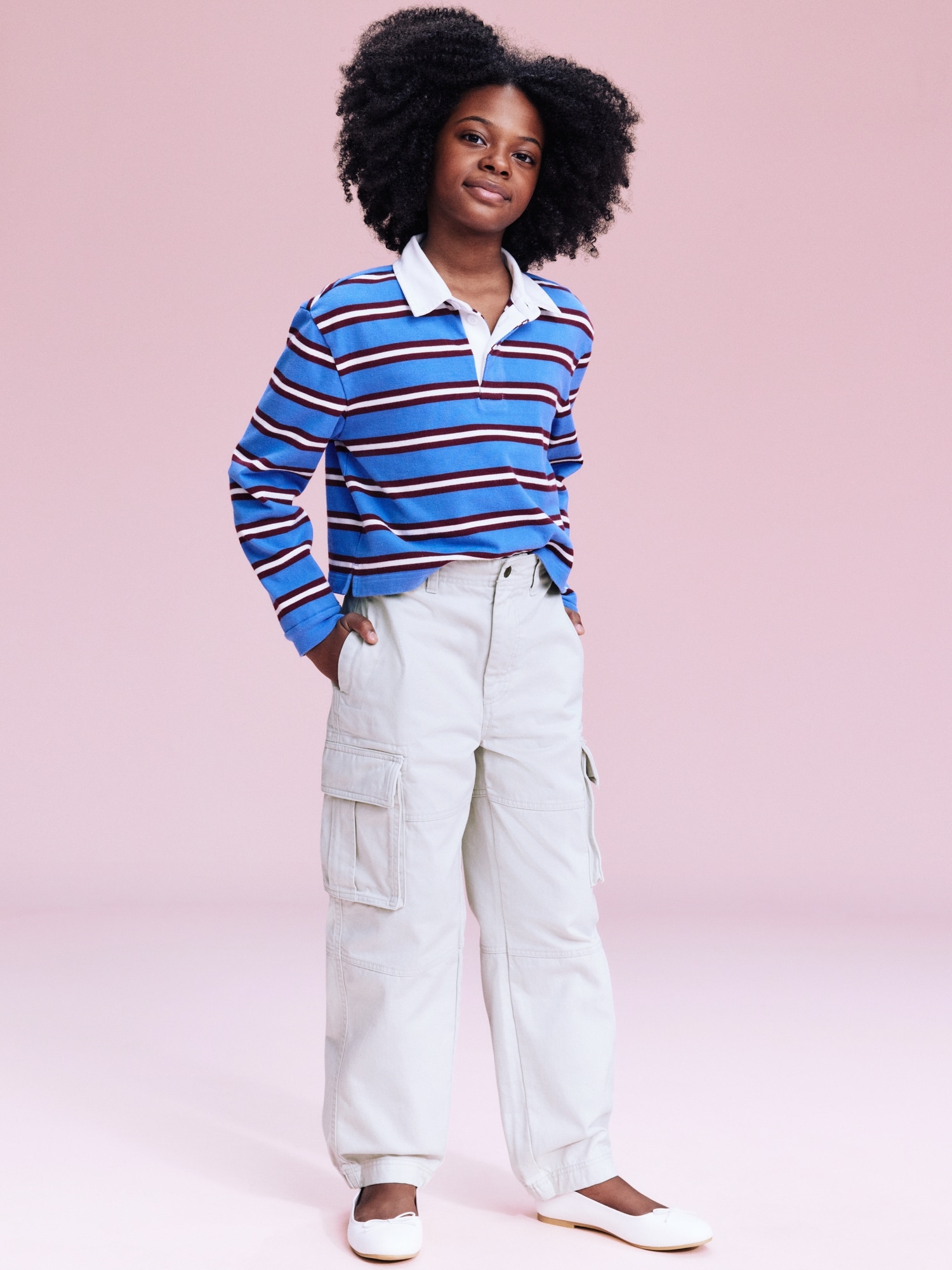 '94 Baggy High-Waisted Cargo Pants for Girls