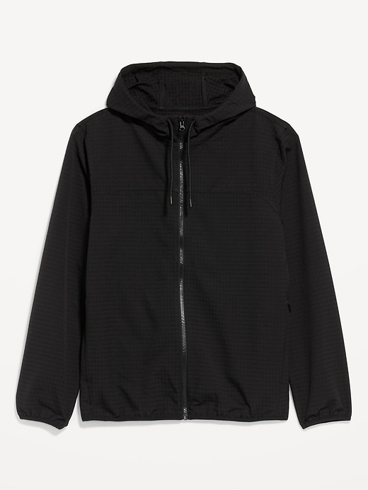 Image number 4 showing, Textured Zip Performance Hoodie