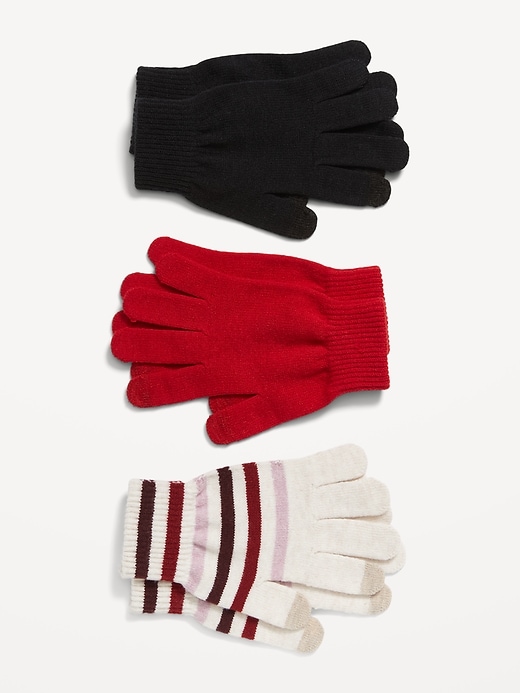 Voir une image plus grande du produit 1 de 1. Gants compatibles avec écran tactile pour femme (paquet de 3 paires)