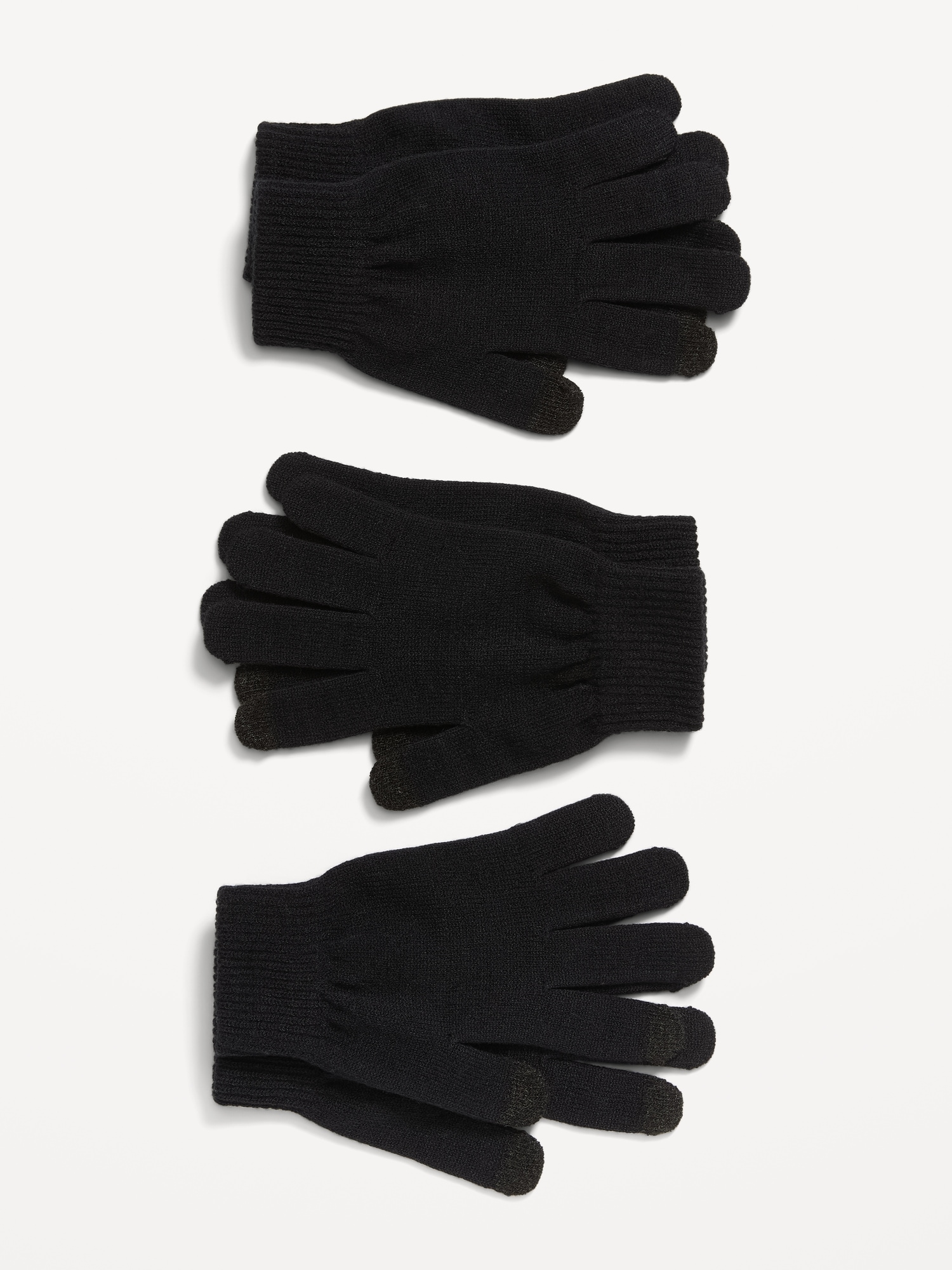 Gants compatibles avec écran tactile pour femme (paquet de 3 paires)