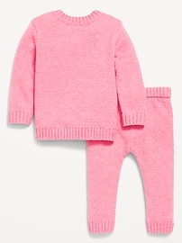 Image number 2 showing, SoSoft Crew-Neck Graphic Sweater and Pants Set for Baby