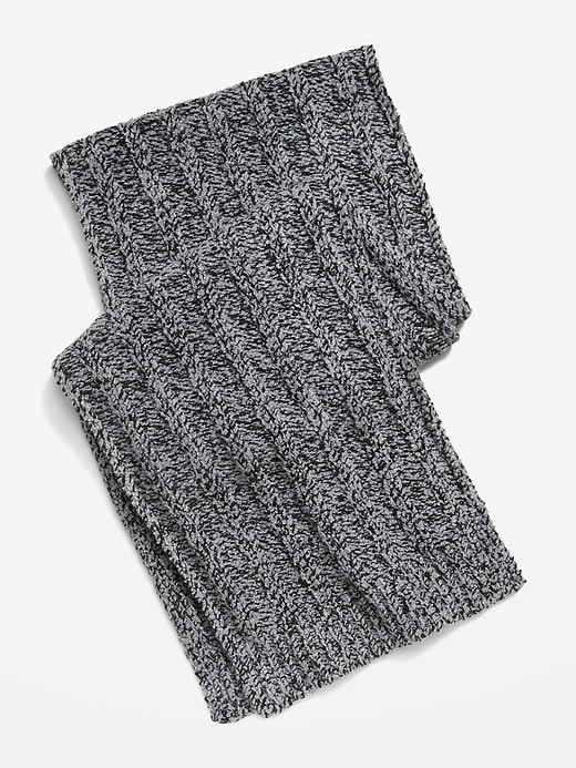 Voir une image plus grande du produit 1 de 1. Écharpe en tricot côtelé