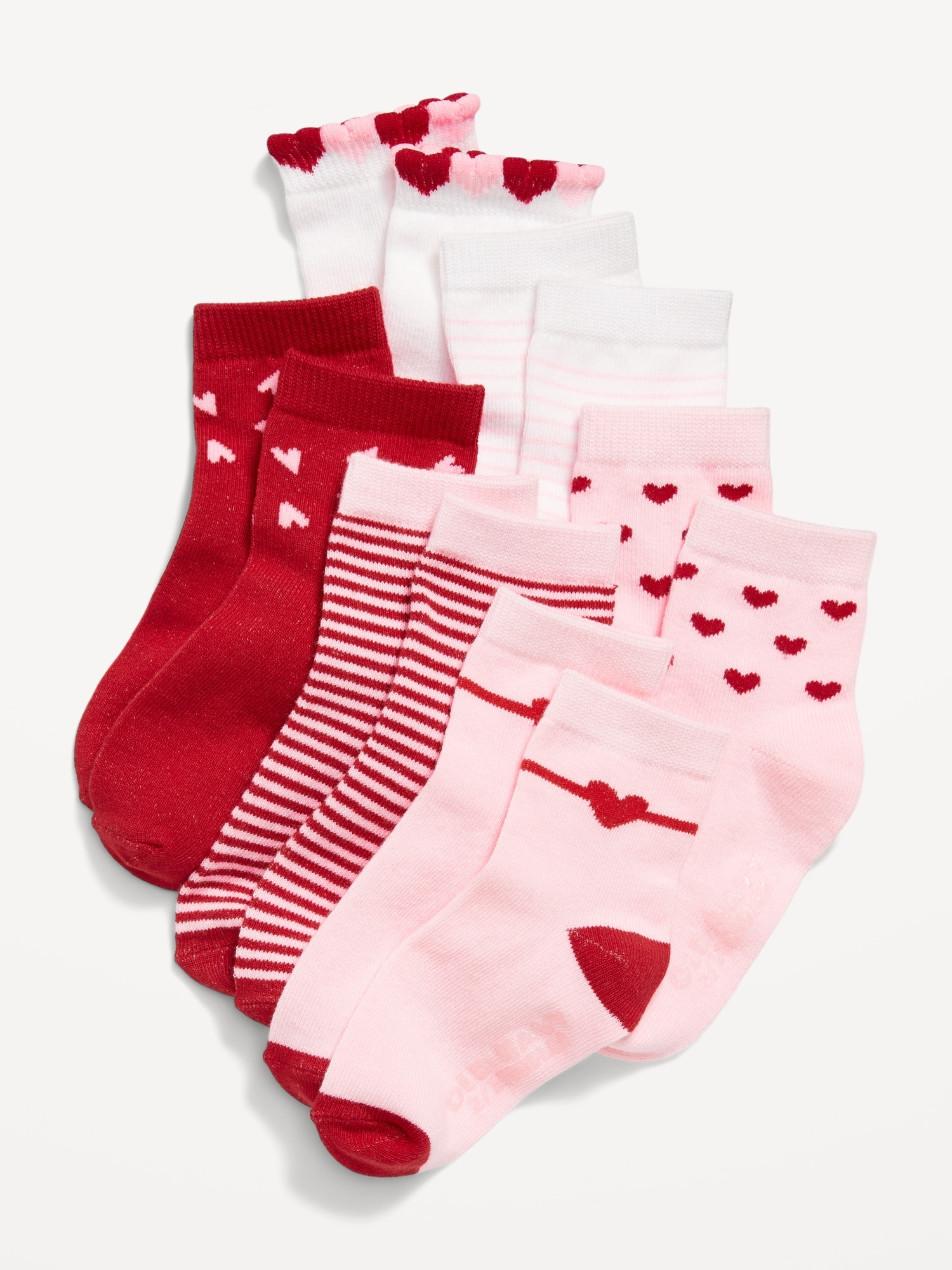 Soft-Knit Crew Socks 6-Pack for Toddler & Baby