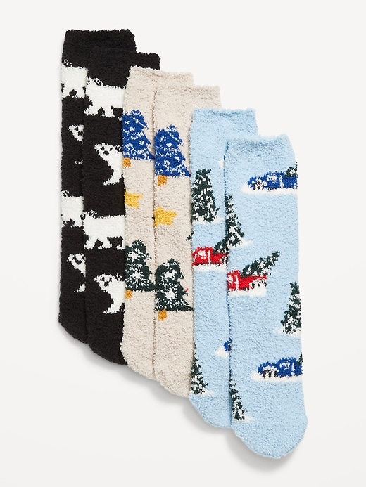 Voir une image plus grande du produit 1 de 1. Chaussettes douillettes pour homme (paquet de 3 paires)