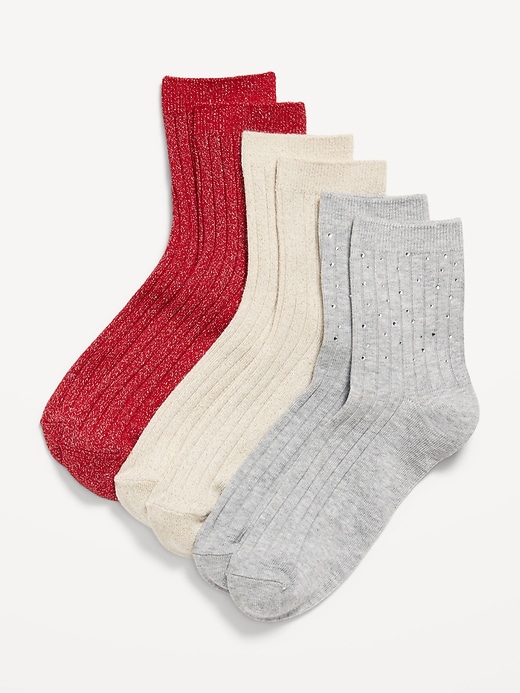 Voir une image plus grande du produit 1 de 1. Chaussettes pour femme (paquet de 3 paires)