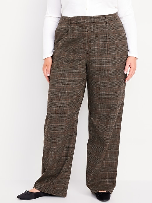 Image number 5 showing, Extra High-Waisted Taylor Wide-Leg Trouser Pants