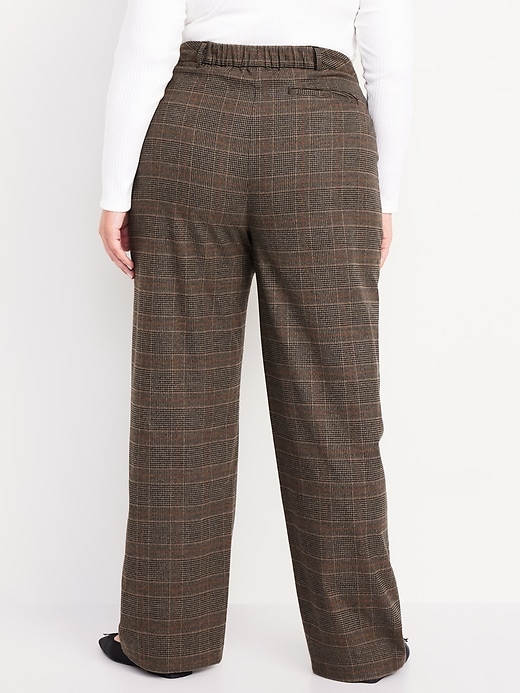 Image number 6 showing, Extra High-Waisted Taylor Wide-Leg Trouser Pants