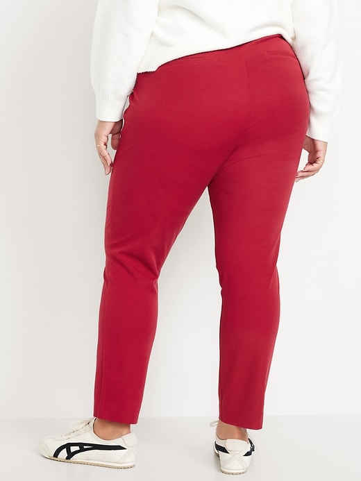 L'image numéro 7 présente Pantalon Pixie ajusté à taille haute longueur cheville