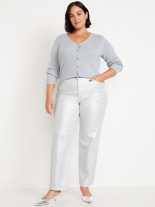 Image number 6 showing, High-Waisted Silver Shine OG Loose Jeans