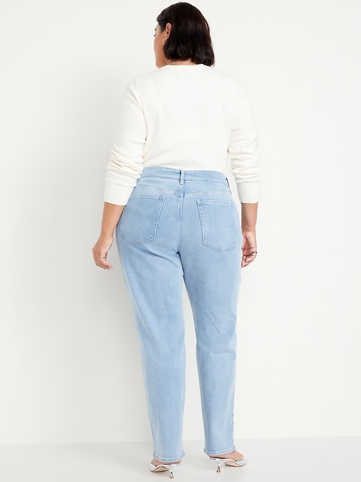 Image number 7 showing, High-Waisted OG Loose Rhinestone-Embellished Jeans