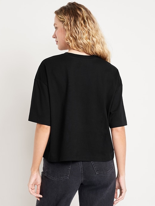 Image number 2 showing, Oversized Crew-Neck Embellished T-Shirt