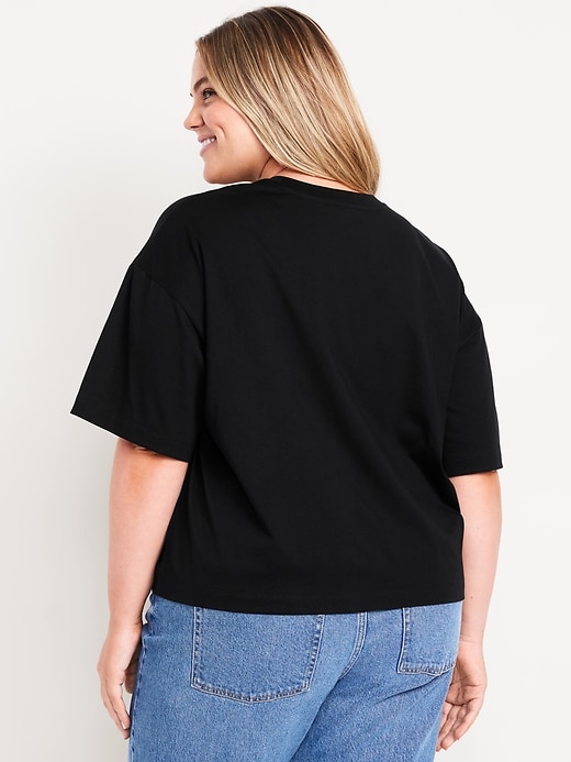 Image number 8 showing, Oversized Crew-Neck Embellished T-Shirt