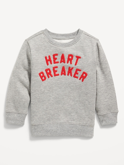 View large product image 1 of 2. Crew-Neck Graphic Sweatshirt for Toddler Boys