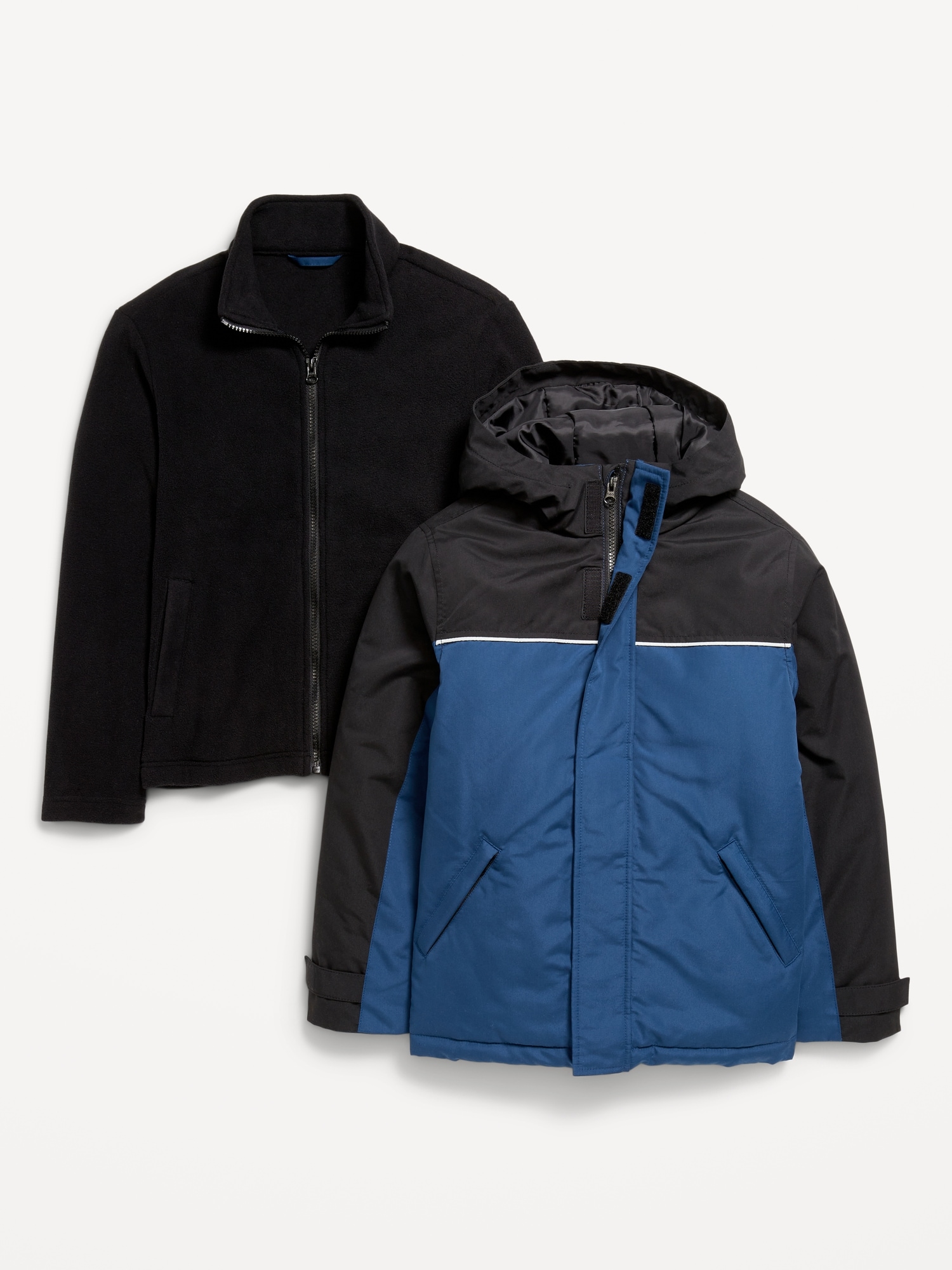 Water-Resistant 2-In-1 Snow Jacket for Boys