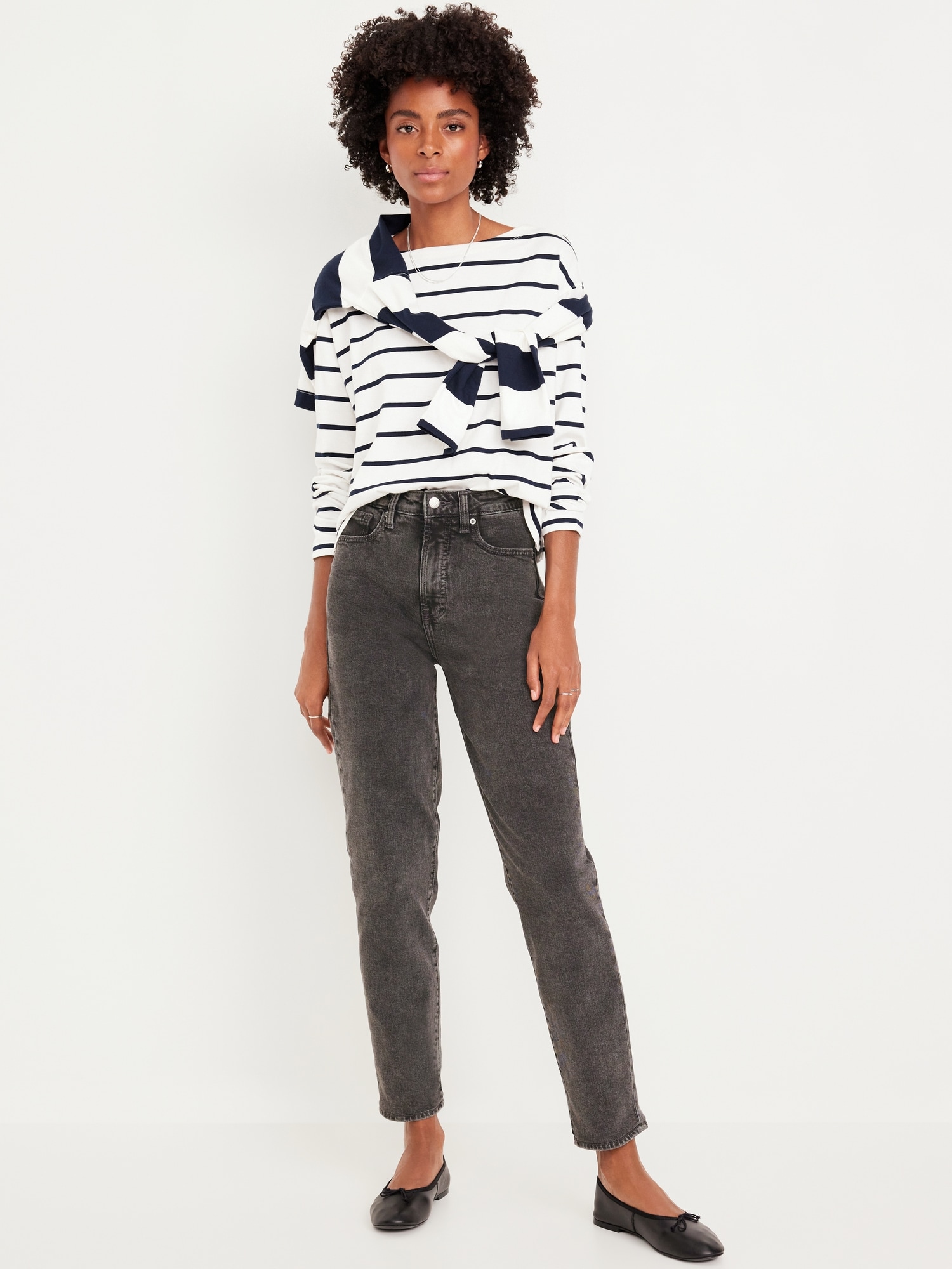 High-Waisted OG Straight Ankle Jeans