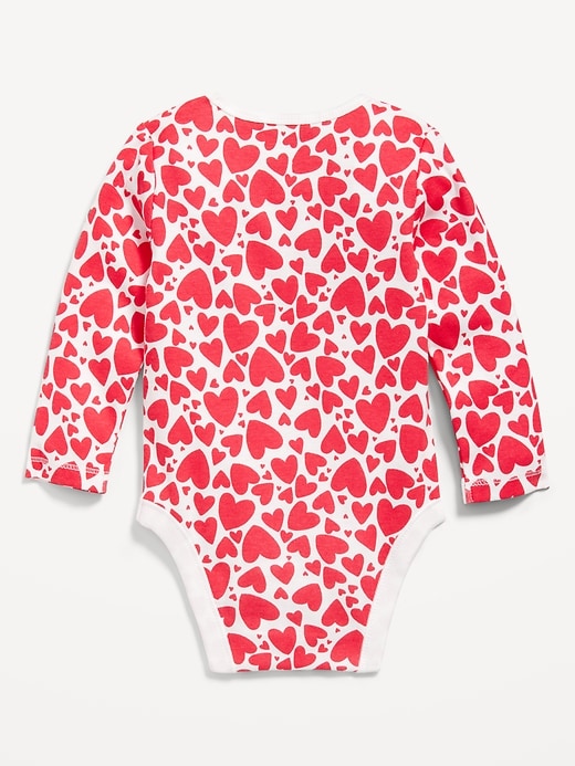 View large product image 2 of 2. Printed Long-Sleeve Bodysuit for Baby