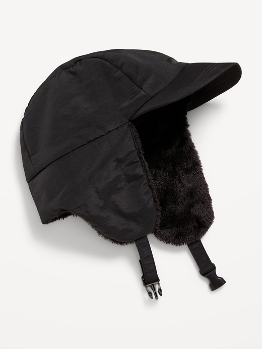 View large product image 1 of 1. Sherpa-Lined Trapper Hat