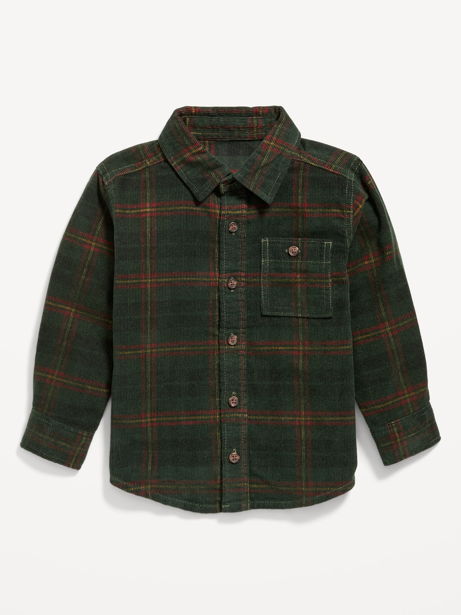 Long-Sleeve Corduroy Shirt for Toddler Boys