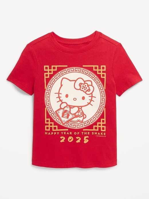 Voir une image plus grande du produit 1 de 2. T-shirt à imprimé Hello Kitty&#174 pour toute-petite fille