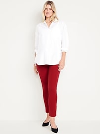 L'image numéro 1 présente Pantalon de maternité Pixie à panneau intégral, longueur cheville
