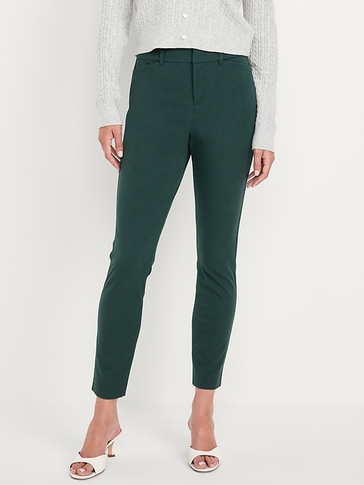 Image number 1 showing, High-Waisted Pixie Skinny Ankle Pants