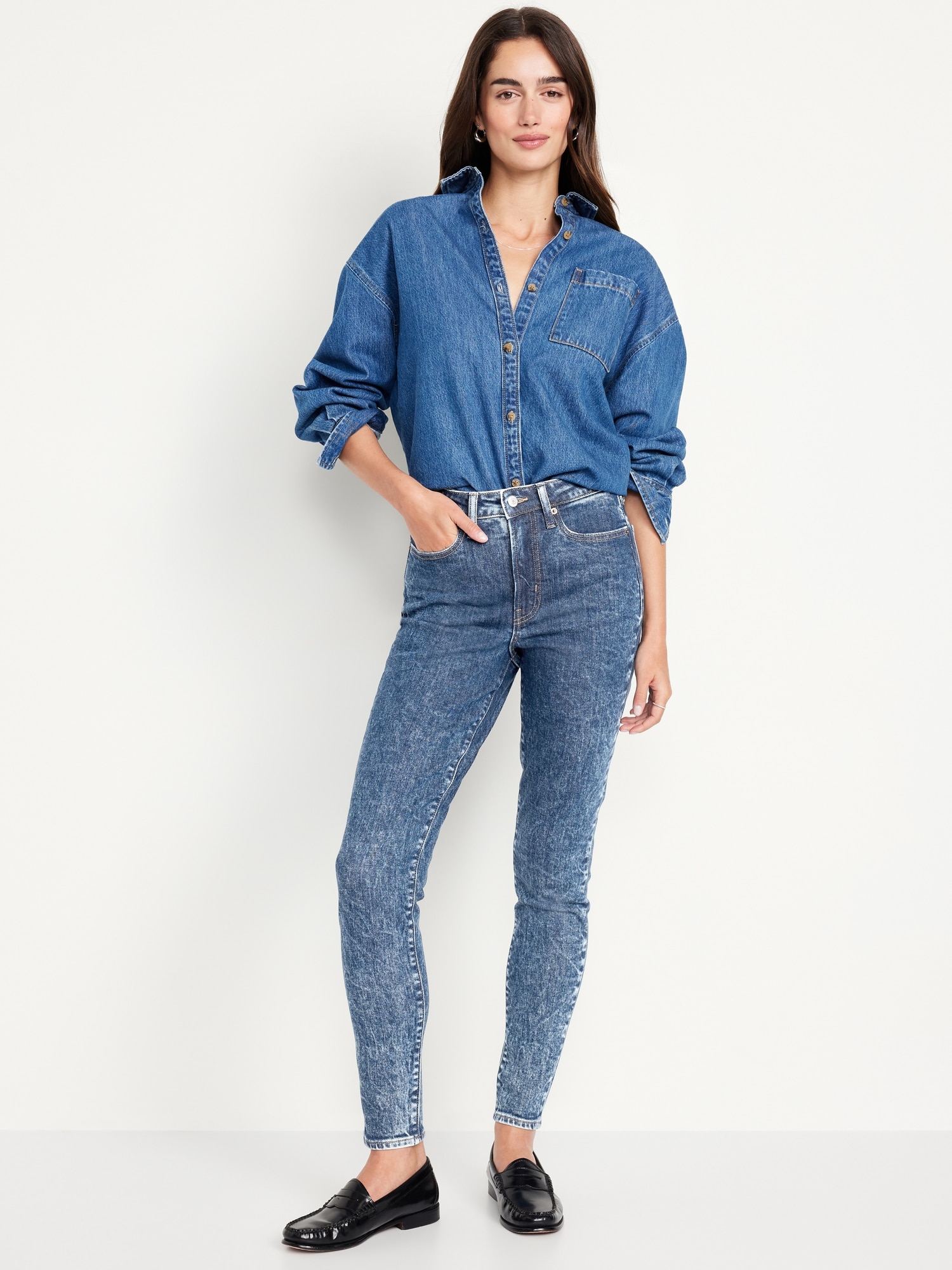 High-Waisted OG Straight Jeans