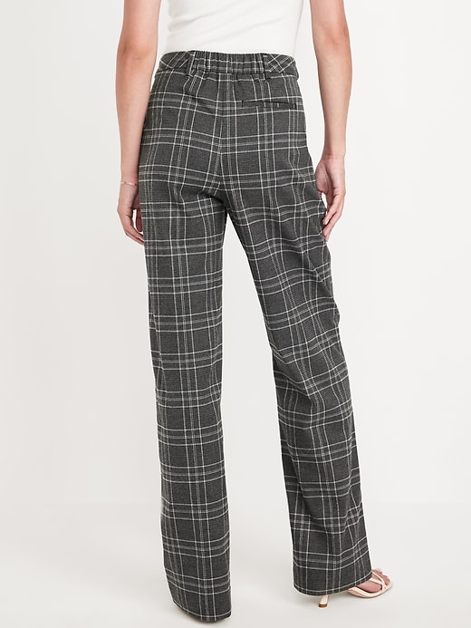 Image number 7 showing, Extra High-Waisted Taylor Wide-Leg Trouser Pants