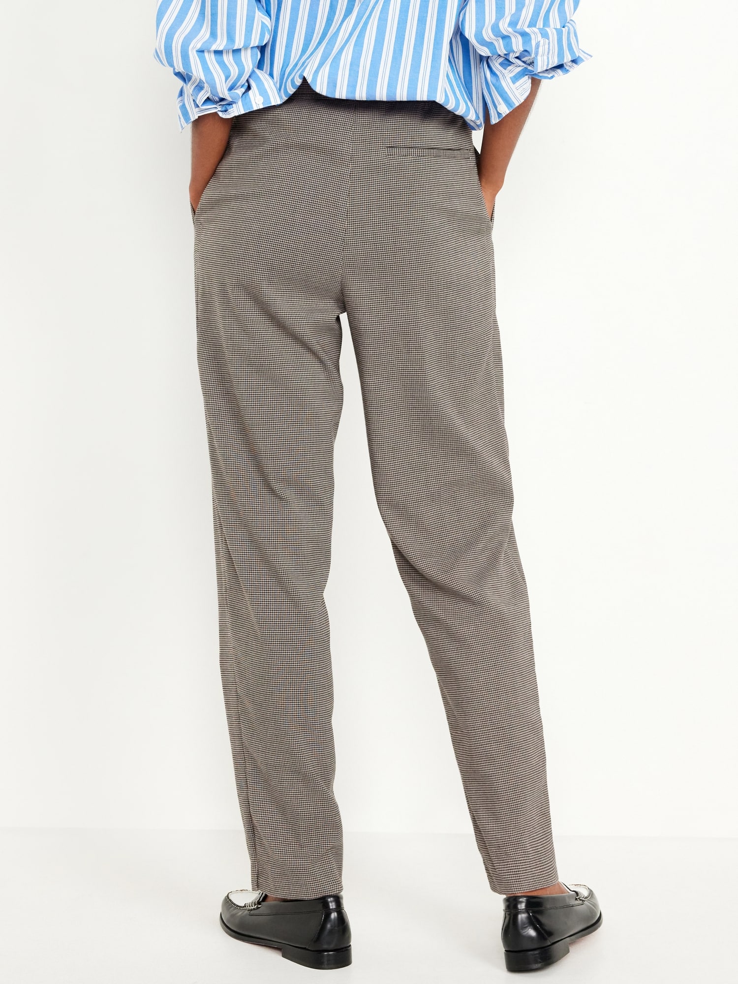 High-Waisted Billie Straight Trouser