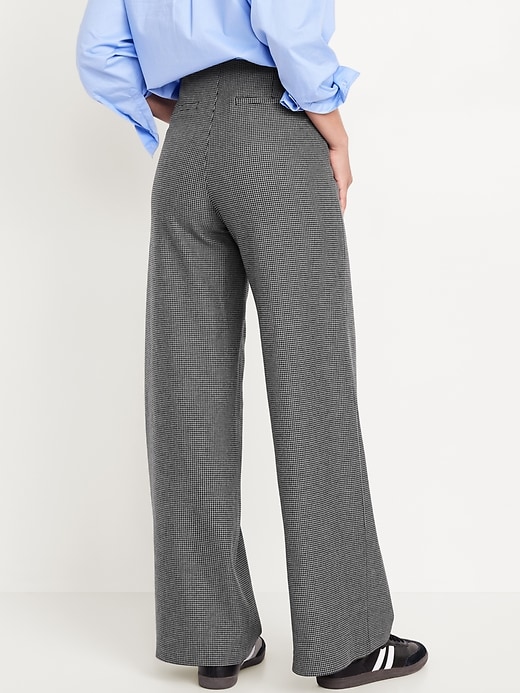 Image number 2 showing, High-Waisted Pull-On Pixie Wide Leg Pants