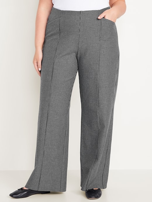 Image number 7 showing, High-Waisted Pull-On Pixie Wide Leg Pants