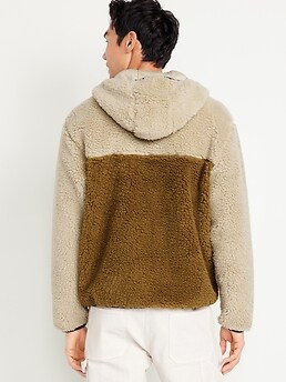 Hooded Sherpa Zip Jacket | Old Navy