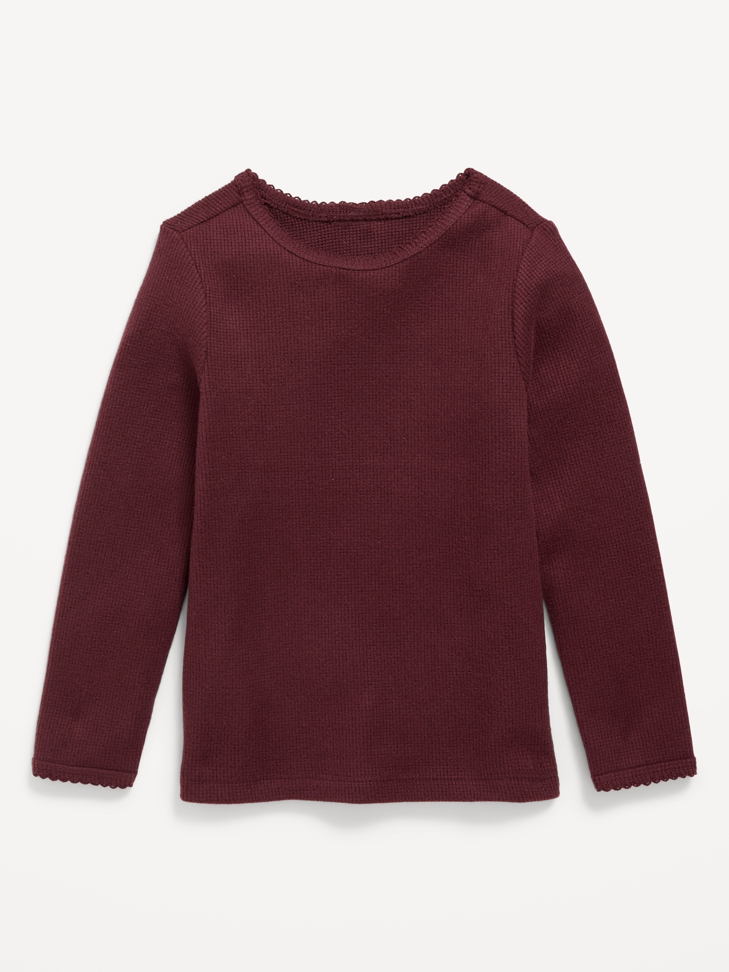 Long-Sleeve Thermal-Knit T-Shirt for Toddler Girls