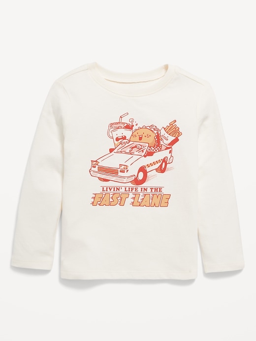 View large product image 1 of 1. Unisex Long-Sleeve Graphic T-Shirt for Toddler