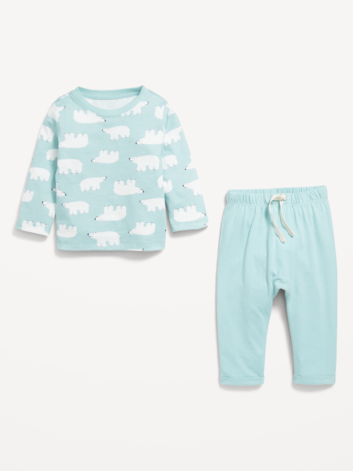 Long-Sleeve T-Shirt and Pants Set for Baby