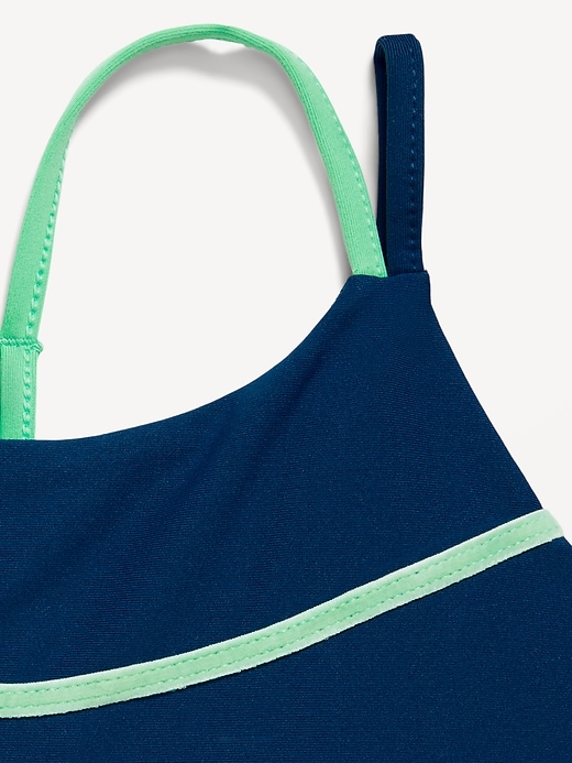 L'image numéro 5 présente Soutien-gorge de sport long à fines bretelles Powersoft pour fille