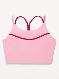 Voir une image plus grande du produit 3 de 5. Soutien-gorge de sport long à fines bretelles Powersoft pour fille