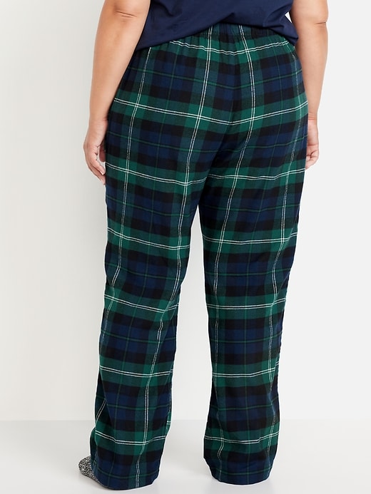 L'image numéro 8 présente Pantalon de pyjama en flanelle à taille mi-basse pour Femme