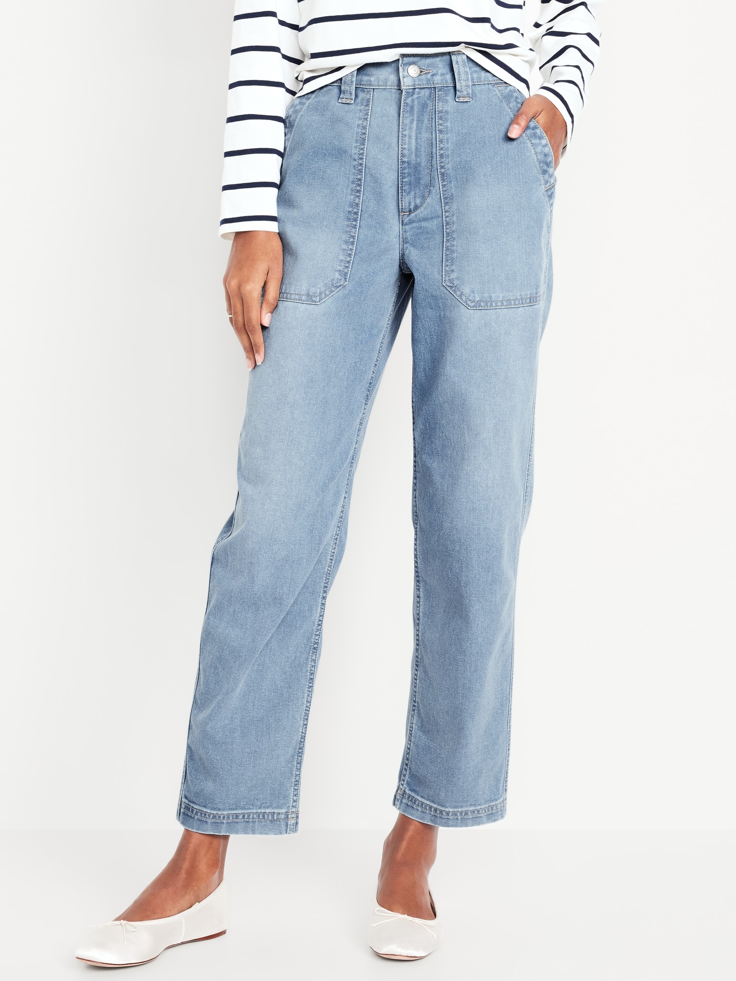 High-Waisted OGC Chino Pants