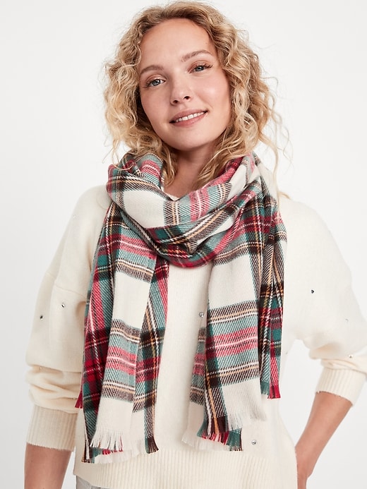 Image number 1 showing, Flannel Scarf